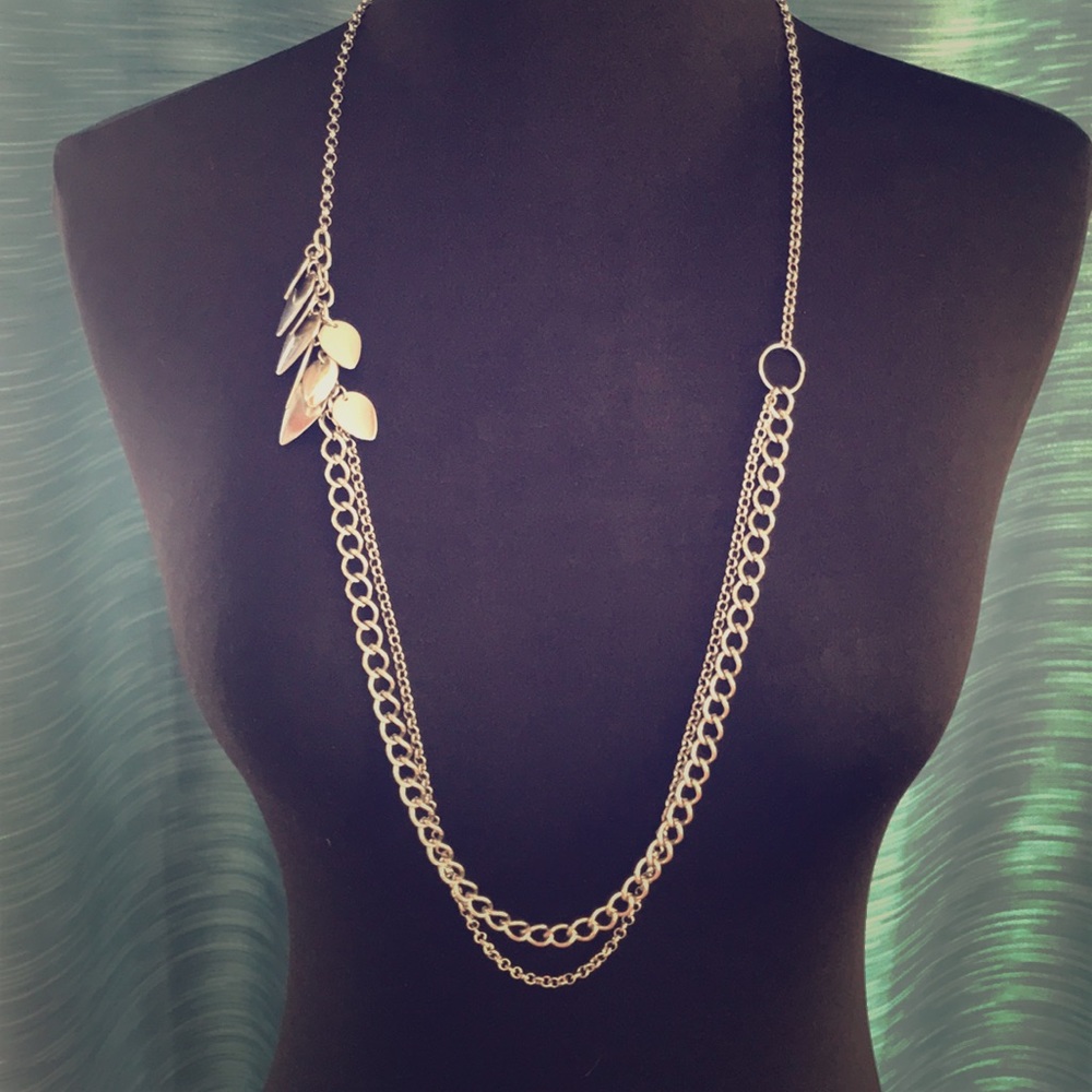 Silver chain necklace